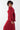 Burgundy Red Balloon Sleeve Knit Sweater Dress Womens Clothing Store