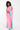 Coral and blue One Shoulder Kimono Dress