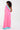 Coral and blue One Shoulder Kimono Dress