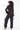 Luisa Feather Jet Black Jumpsuit