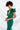Emerald Green Ruffle Shoulder Gown Dress Womens Clothing