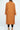 Curvy Girl Plus Size Front Tie Button Up Tunic Shirt Top in Pumpkin