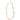 Salmon Glass Faceted Bead Necklace