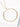 Gold Circle Pendant Long Necklace