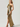 Maxi Liquid Gold One Shoulder Gown Womens Dress