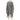 Houndstooth Faux Fur Trim Cape