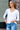 Scalloped Edge T-shirt knit Top for women
