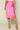 Pink Magenta Sateen Slip Midi Skirt