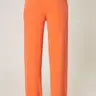 Tangelo Orange Knit Drawstring Pants