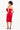 Candy Red Strapless Scuba Dress