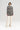Long Sleeves Stripe Knit Black And White Cardigan For Women
