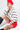 Dolman Batwing Stripe V Neck Knit Sweater for Ladies