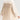 Cream Denim Macramé Fringe Back Jacket