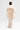 Cream Denim Macramé Fringe Back Jacket for Women
