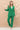 Kelly Green Ponte Knit Pant Suit for Women