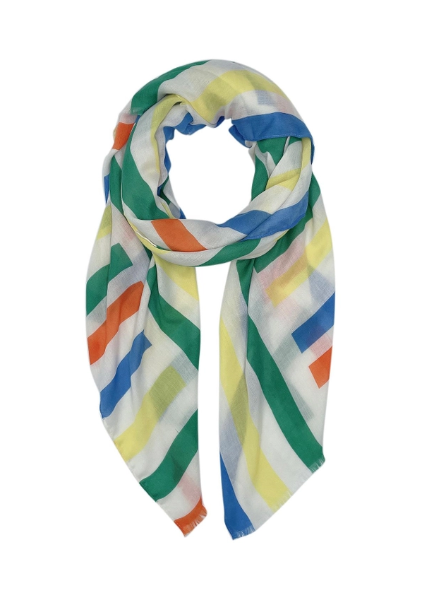 Lined Up Allover Print Scarf Women's Accessories