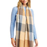 Checkered Womens Cozy Scarf