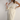 Creamy White Belted One Shoulder Midi Dress for special occasions