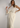 Creamy White Belted One Shoulder Midi Dress for special occasions
