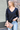 Scalloped Edge T-shirt knit Top for women