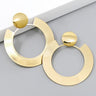 Oversize Gold Drop Earrings womens jewelry