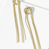 Gold Knot Dangling Earrings