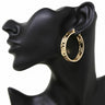Greek Inspired Gold Hoops womens jewelry