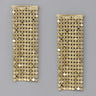 Gold Mesh Dangling Earrings womens accessories and jewelry