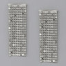 Silver Mesh Dangling Earrings womens accessories and jewelry