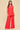 Tomato red sleeveless button front pant set front view