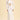 White halter ruched cutout maxi dress front view