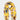 Yellow floral fringe scarf with multicolor print and wide design