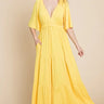 Weezie D. Lemon Yellow Maxi Sundress is a comfy stretch knit to wear on those cute and casual days. Rock our sundress to casual event outings. Lemon yellow is a great color for summer dresses. Slay the day ladies! 
