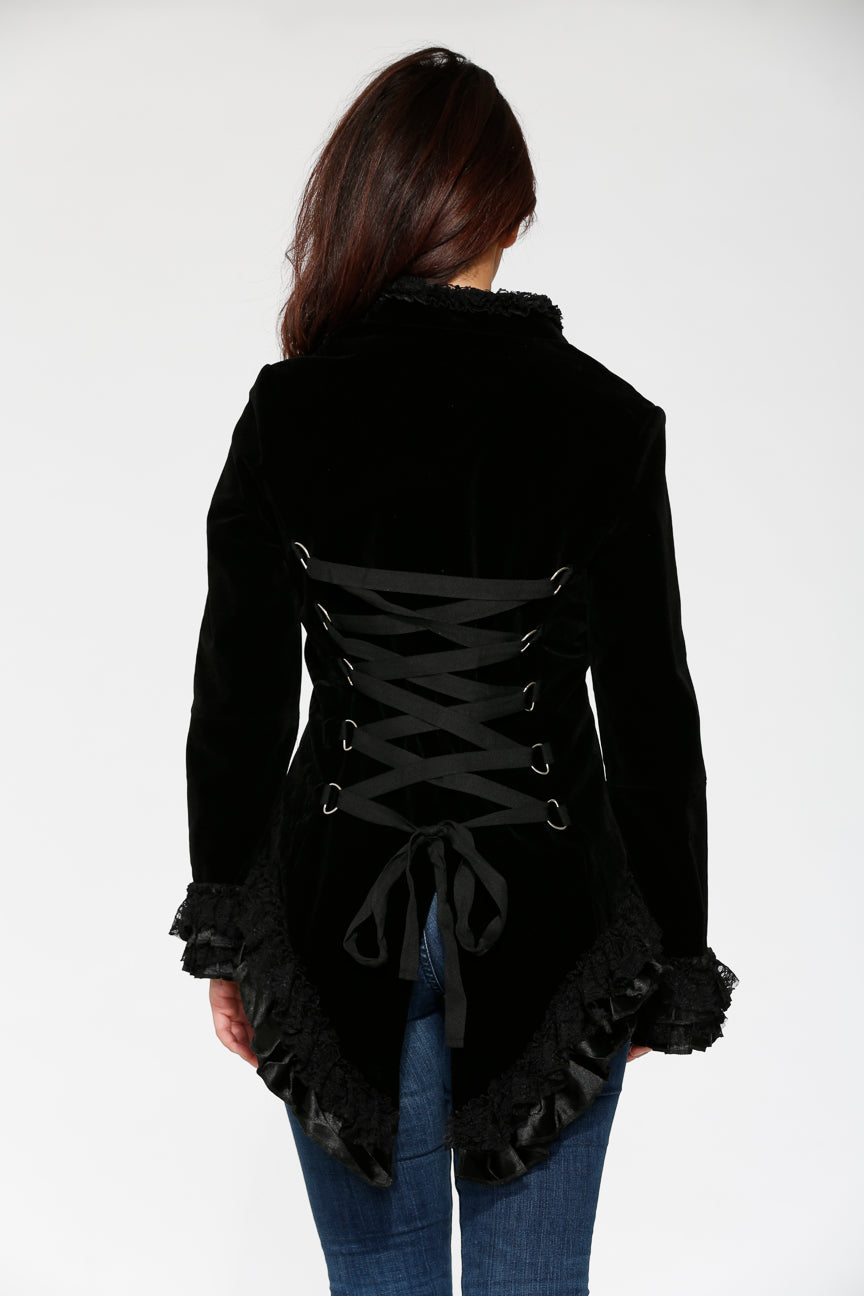 Victorian Corset Velvet Jacket