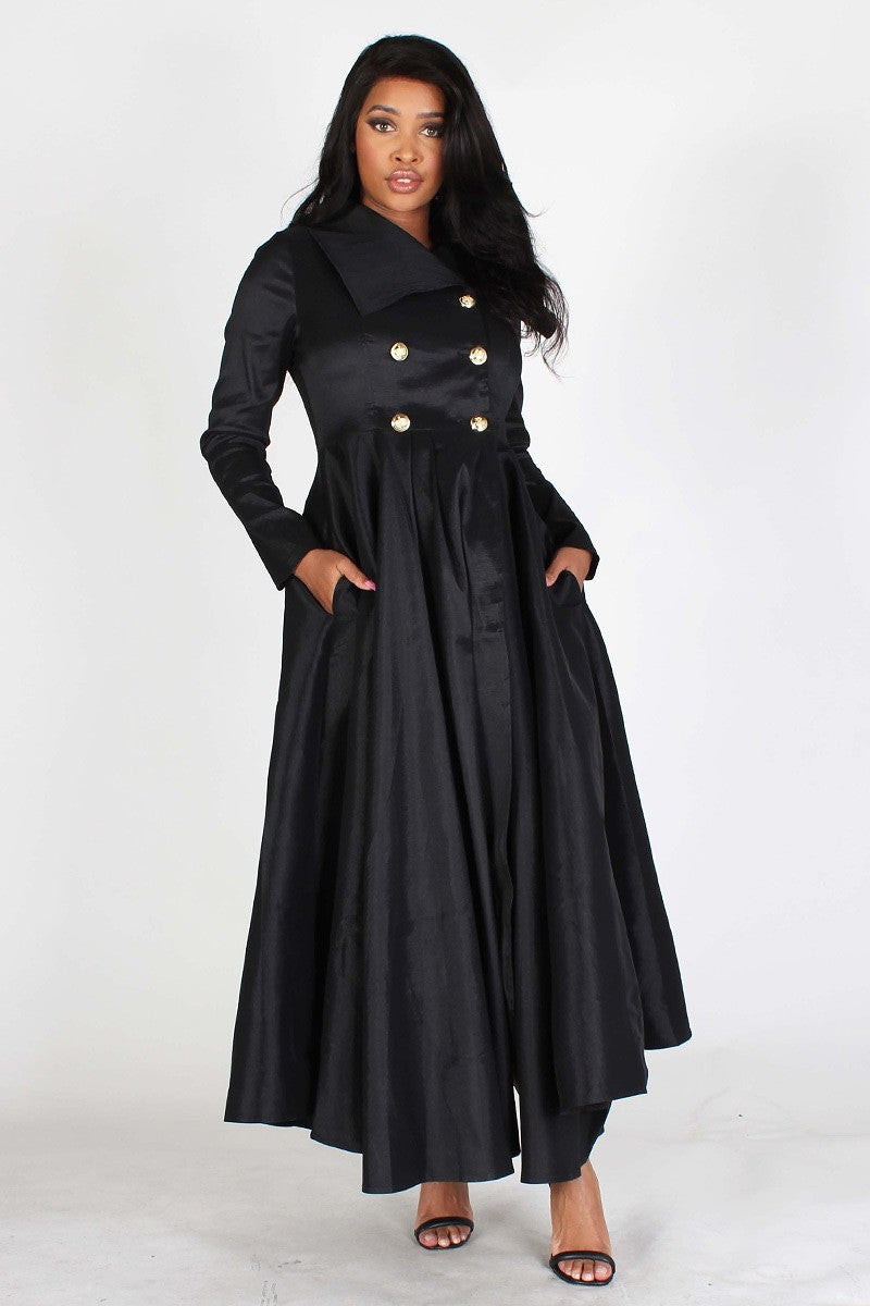 Stepping Out in Glamour Coat Dress