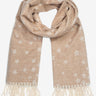 Star Printed Fringe Scarf