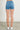 Stretch Distressed High Waist Denim Shorts