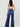 Weezie D. High Waist Wide Flood Denim Jeans are fit to perfection. Blue wash fringed bottom hem classic 5 pocket detail & hidden zipper closure. High waist silhouette for tucking in shirts & tops while feeling properly contoured. Comfortably move with the bend & stretch of our denim. Compliment your curves. 96% Cotton 3% Polyester 1% Spandex.