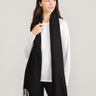 Black Fringe Blanket Scarf